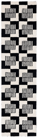 Safavieh Metro Met869Z Black/Ivory Rug.