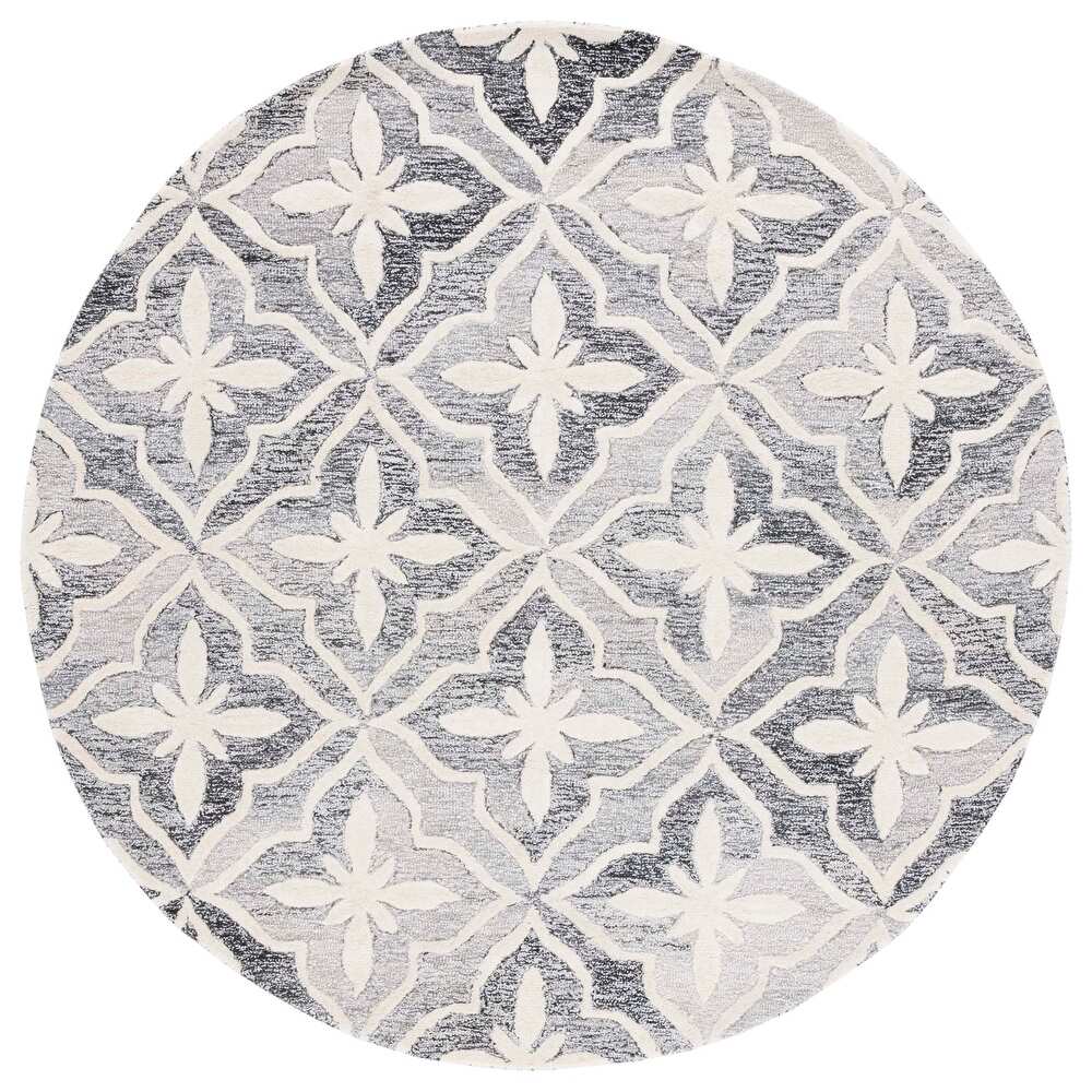 Safavieh Metro Met872Z Black/Ivory Rug.