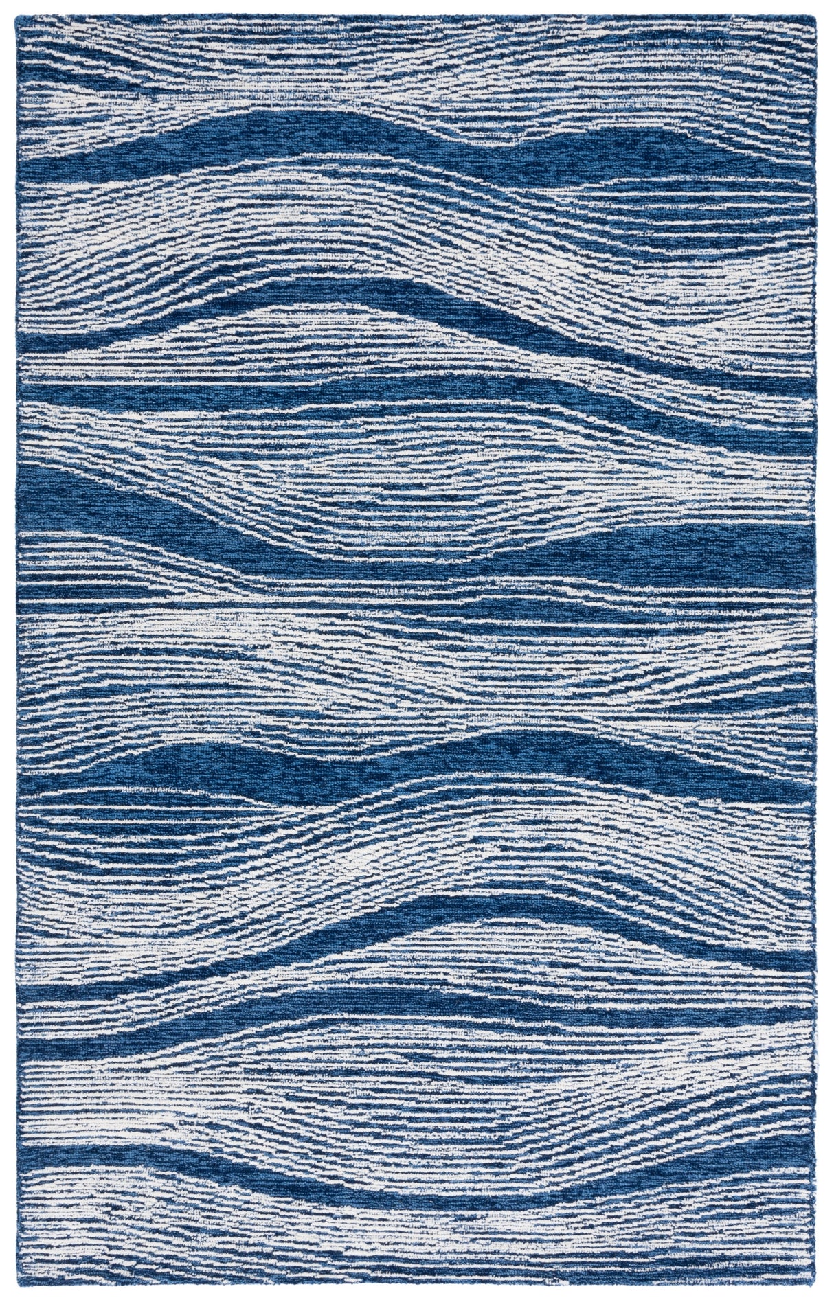 Safavieh Metro Met995N Navy/Ivory Rug.