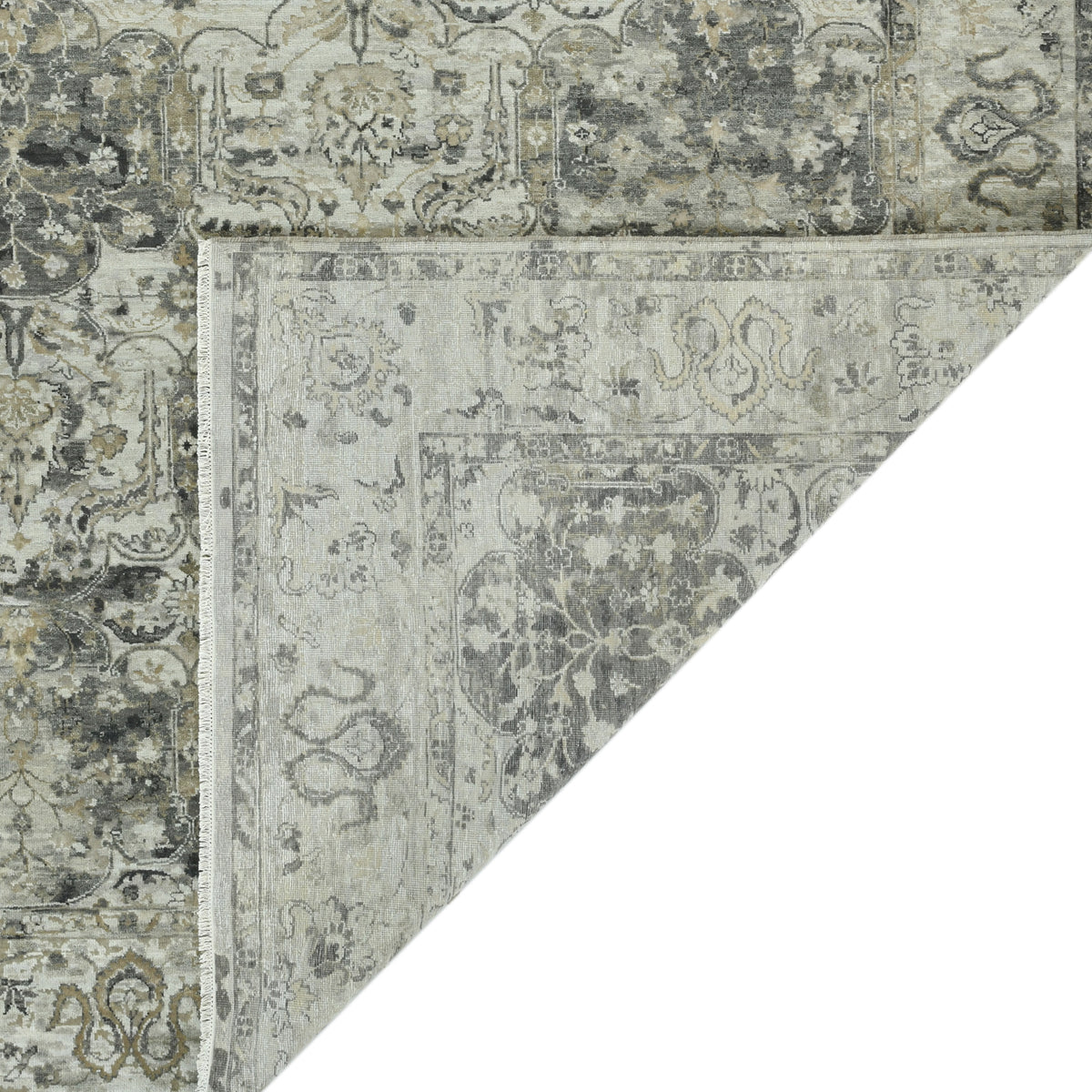 Amer Morgan MGN-1 Pearl area rug - back view