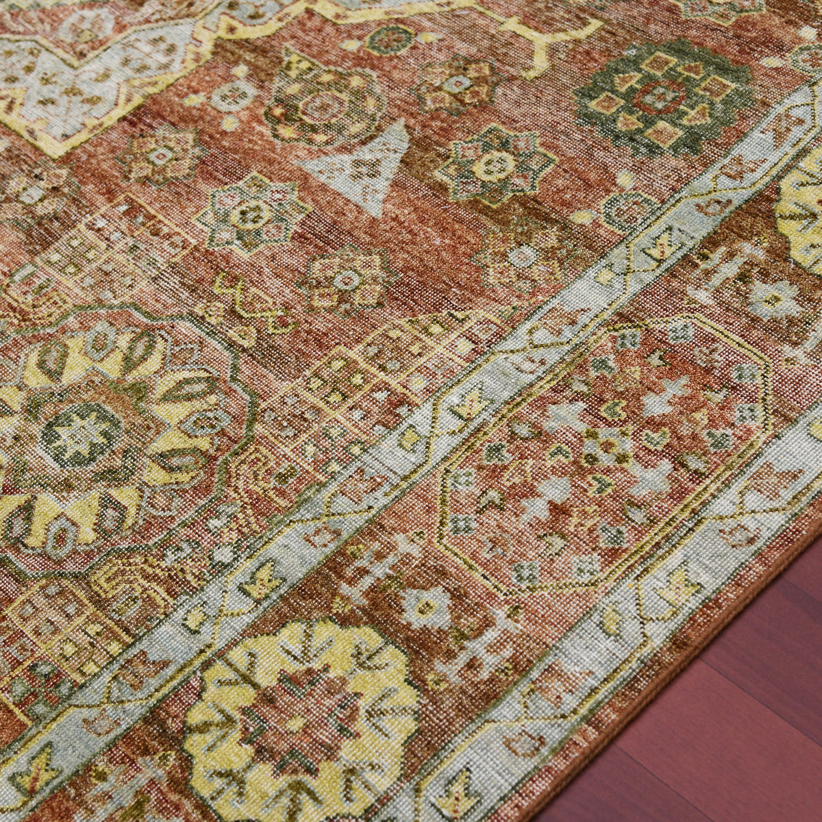 Amer Milano MIL-14 Carrot area rug - close-up view