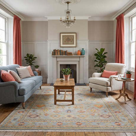 Amer Milano MIL-39 Gray area rug - lifestyle view