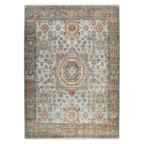 Amer Milano MIL-12 Baby Blue / Carrot area rug - product view