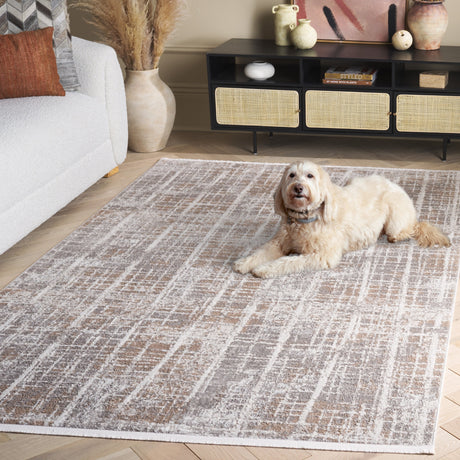Safavieh Mila Mil230B Beige/Ivory Grey Rug.