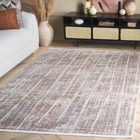 Safavieh Mila Mil230B Beige/Ivory Grey Rug.
