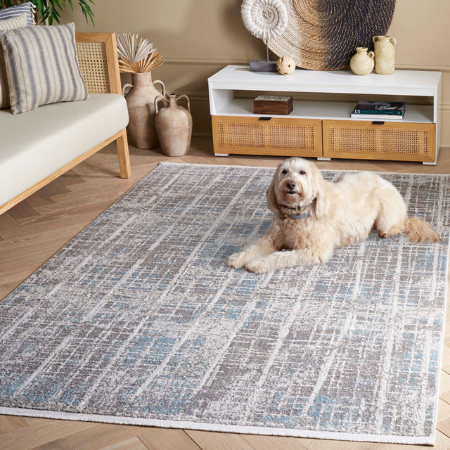 Safavieh Mila Mil230F Grey/Light Blue Rug.