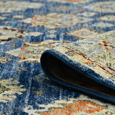 Amer Milano MIL-30 Dark Blue area rug - rolled view