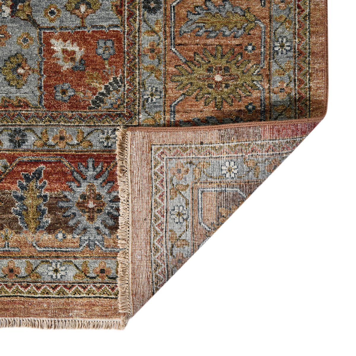 Amer Milano MIL-4 Coral / Coral area rug - back view