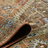Amer Milano MIL-4 Coral / Coral area rug - rolled view