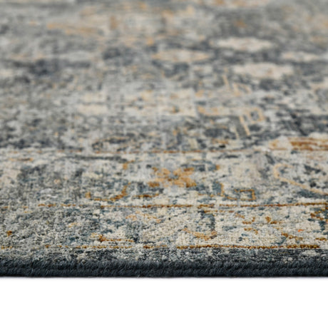 Amer Milano MIL-40 Sea Blue area rug - profile view