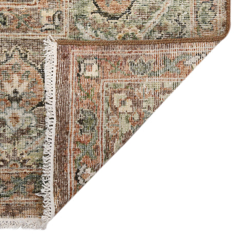 Amer Milano MIL-6 Amber / Sage area rug - back view