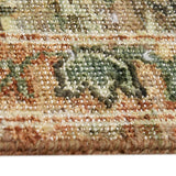 Amer Milano MIL-6 Amber / Sage area rug - profile view