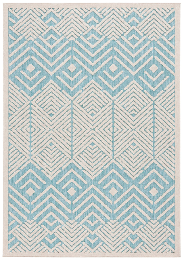 Safavieh Milos Mlo104K Turquoise/Ivory Rug.