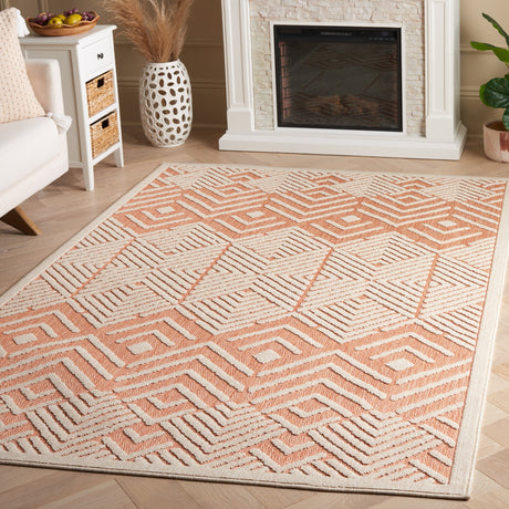 Safavieh Milos Mlo104P Rust/Ivory Rug.