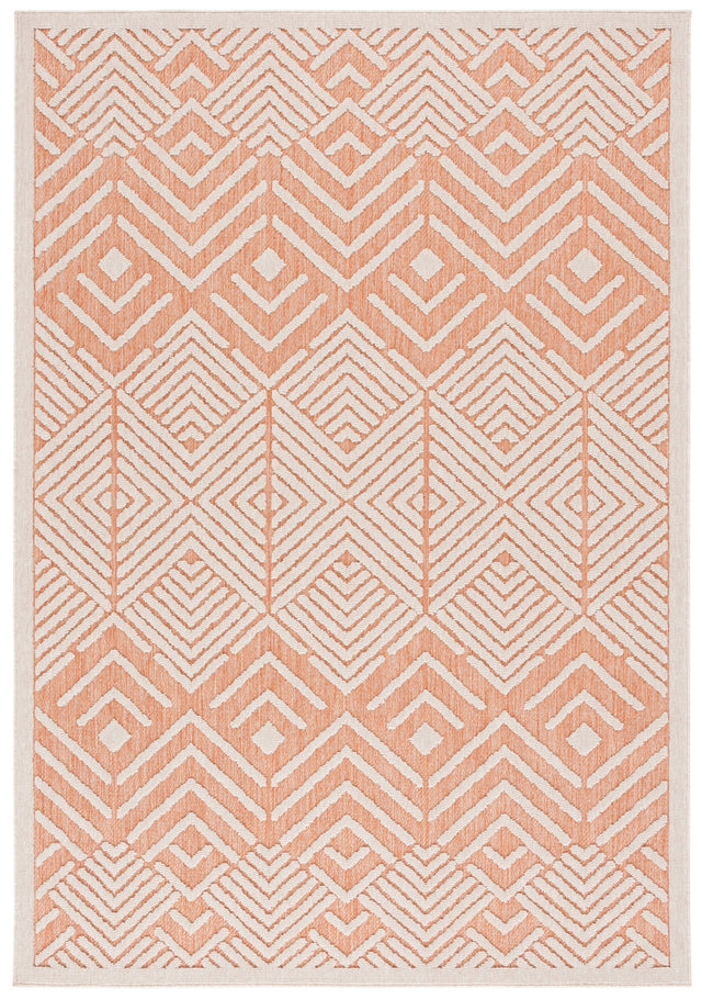 Safavieh Milos Mlo104P Rust/Ivory Rug.