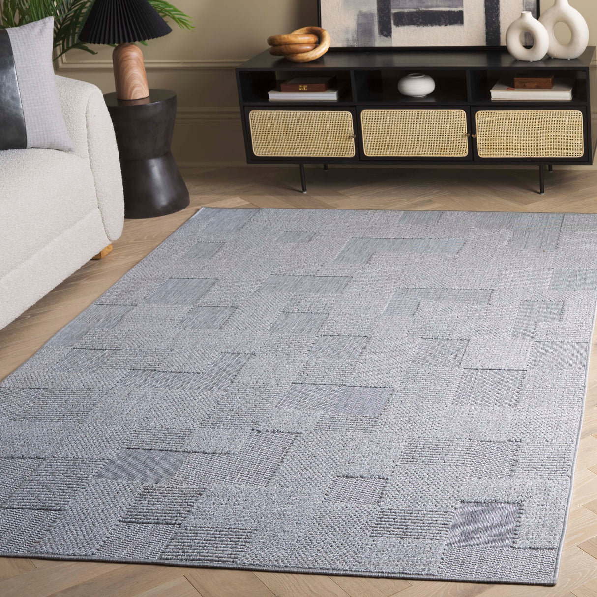 Safavieh Milos Mlo108F Grey Rug.