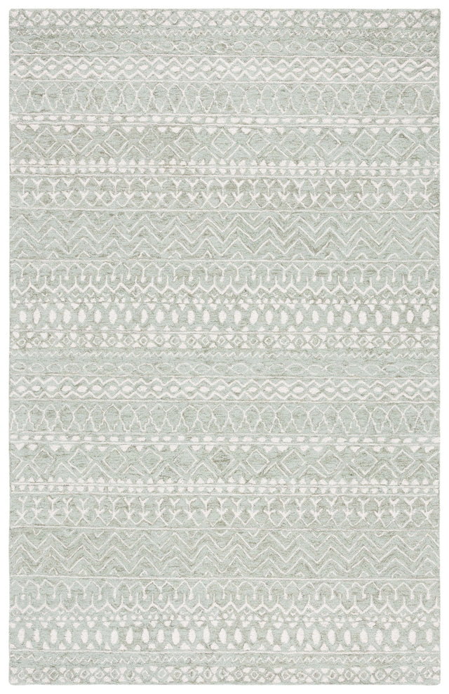 Safavieh Micro-Loop Mlp502W Sage/Ivory Rug.