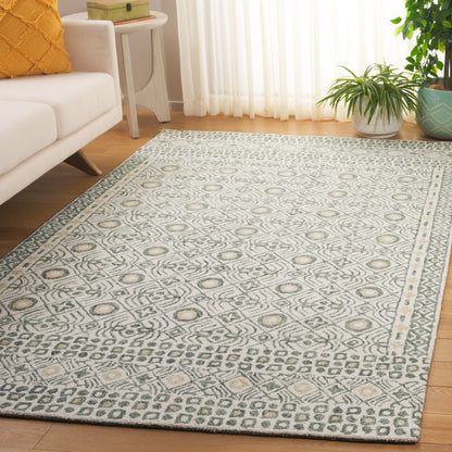 Safavieh Micro-Loop Mlp801A Ivory/Grey Area Rug