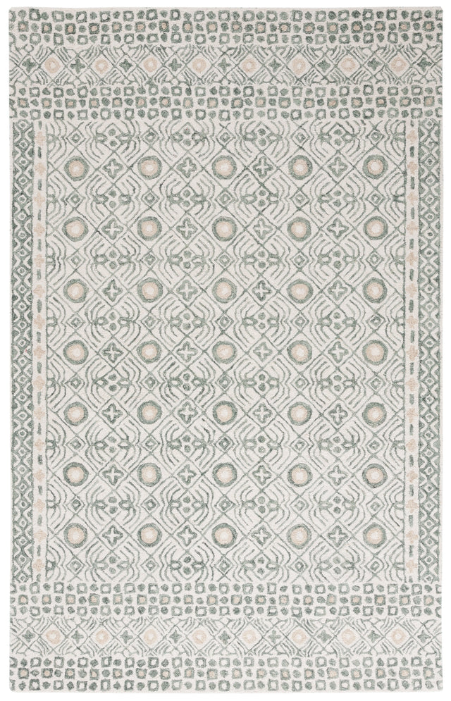 Safavieh Micro-Loop Mlp801A Ivory/Grey Rug.