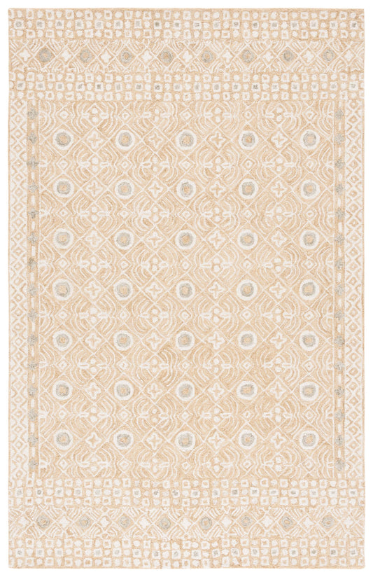 Safavieh Micro-Loop Mlp801D Gold/Ivory Area Rug