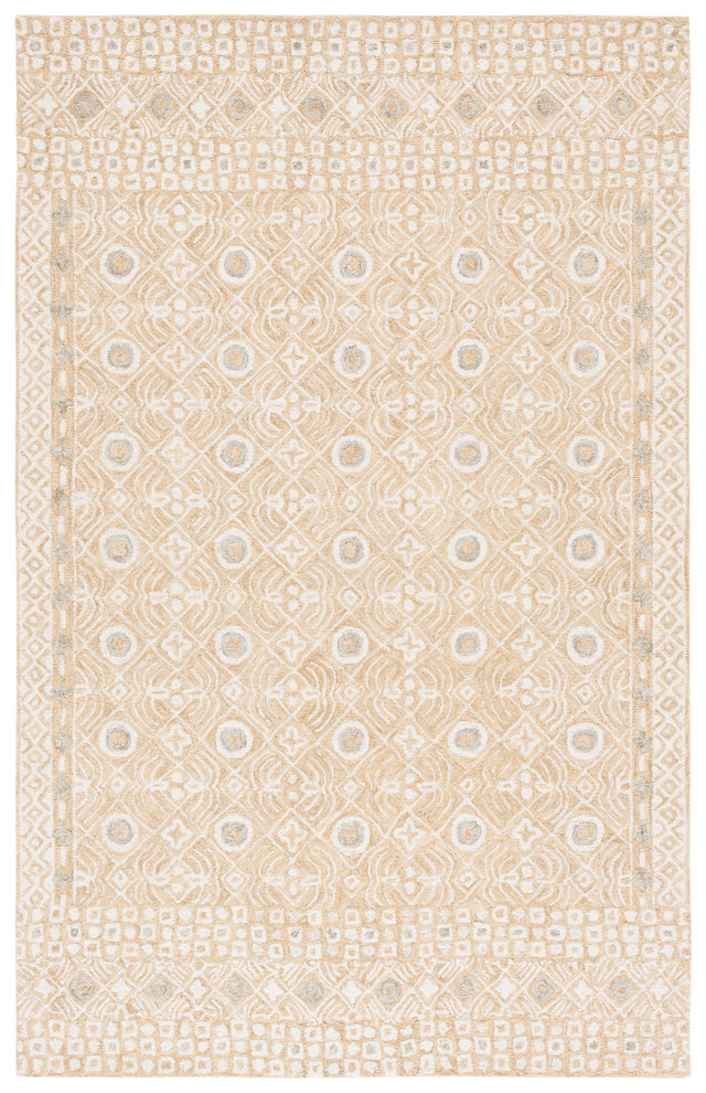 Safavieh Micro-Loop Mlp801D Gold/Ivory Rug.