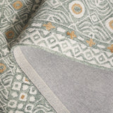 Safavieh Micro-Loop Mlp801Y Green/Ivory Rug.