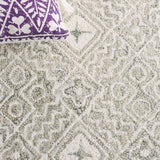 Safavieh Micro-Loop Mlp803G Silver/Ivory Rug.