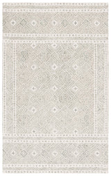 Safavieh Micro-Loop Mlp803G Silver/Ivory Rug.