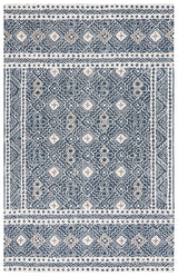 Safavieh Micro-Loop Mlp803N Navy/Ivory Rug.