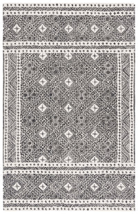 Safavieh Micro-Loop Mlp803Z Black/Ivory Area Rug