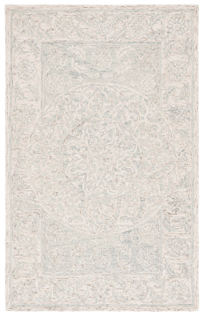 Safavieh Micro-Loop Mlp925L Light Blue/Beige Area Rug