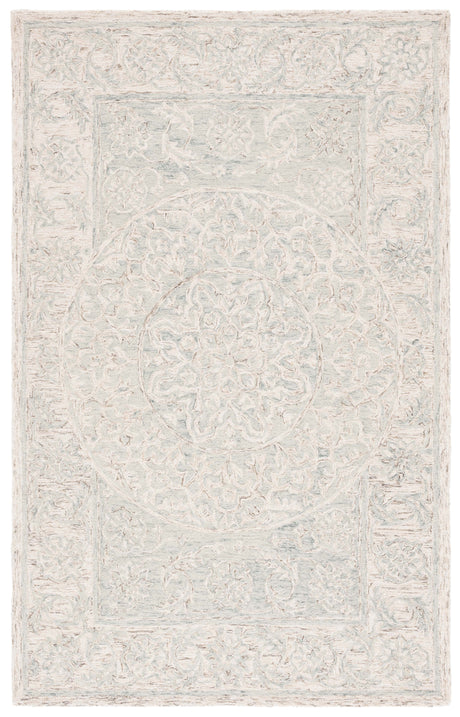 Safavieh Micro-Loop Mlp925L Light Blue/Beige Rug.