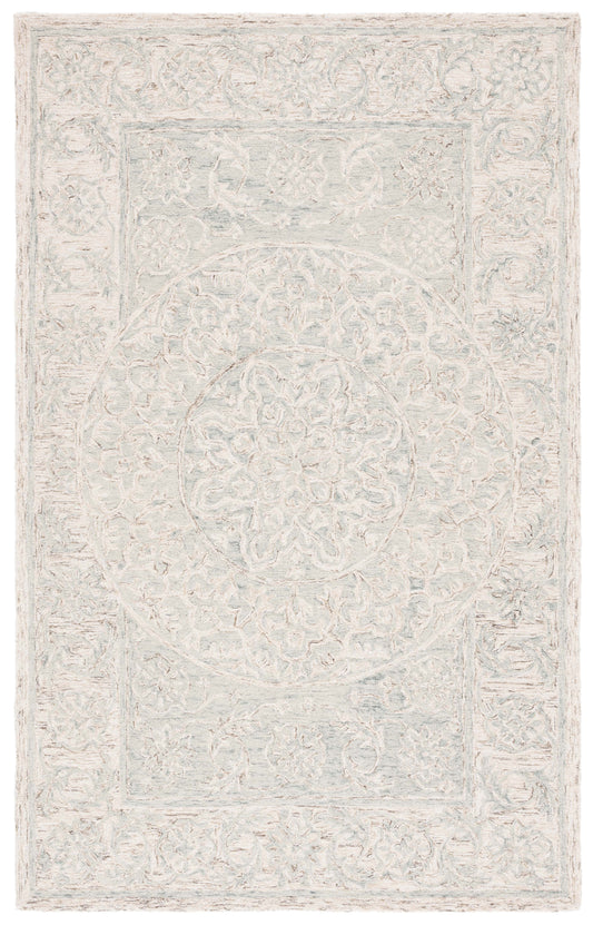 Safavieh Micro-Loop Mlp925L Light Blue/Beige Area Rug