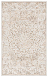 Safavieh Micro-Loop Mlp925T Brown/Light Blue Rug.