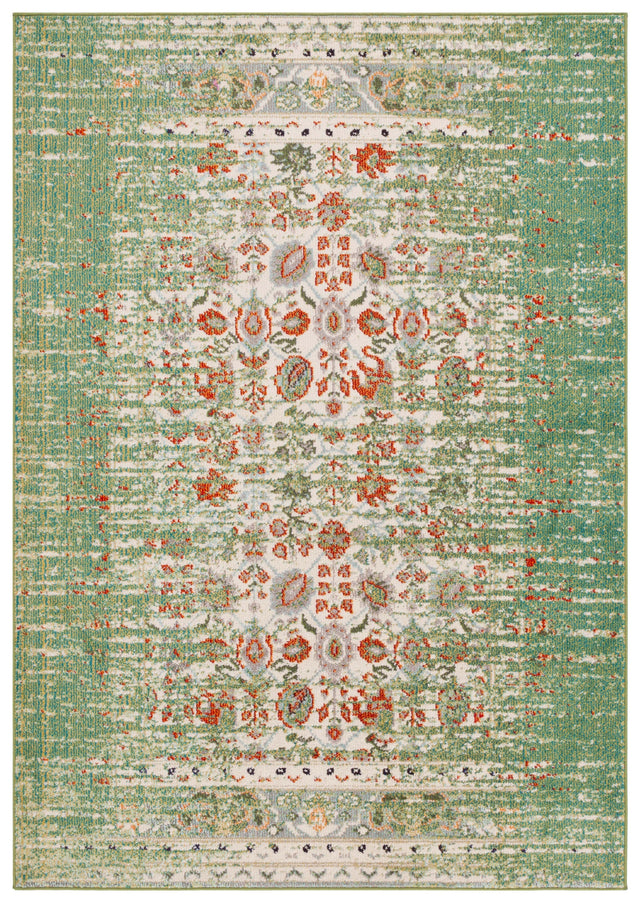 Safavieh Monaco Mnc208W Sage/Rust Rug.