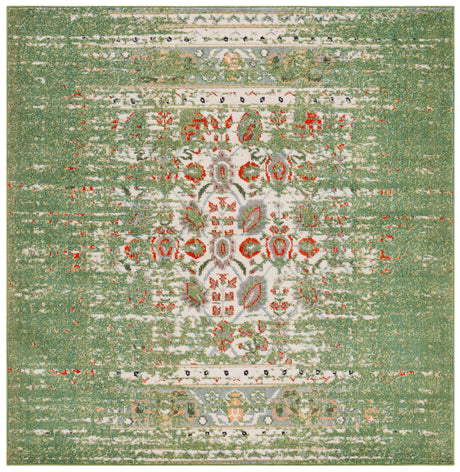 Safavieh Monaco Mnc208W Sage/Rust Rug.