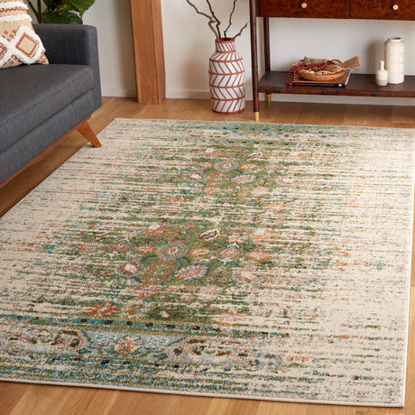 Safavieh Monaco Mnc208Y Green/Ivory Rug.