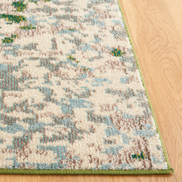 Safavieh Monaco Mnc225Y Green/Blue Rug.