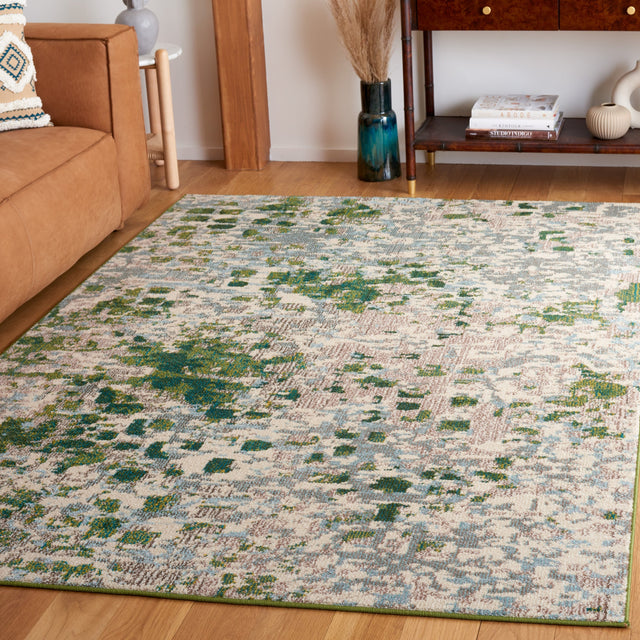 Safavieh Monaco Mnc225Y Green/Blue Rug.