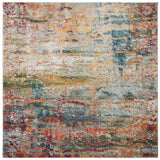 Safavieh Monaco Mnc262M Teal/Orange Rug