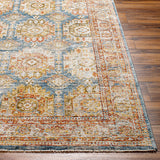 Surya Mona Lisa Mni-2302 Light Sage, Tan, Dark Blue, Mustard, Rust, Olive Rug.