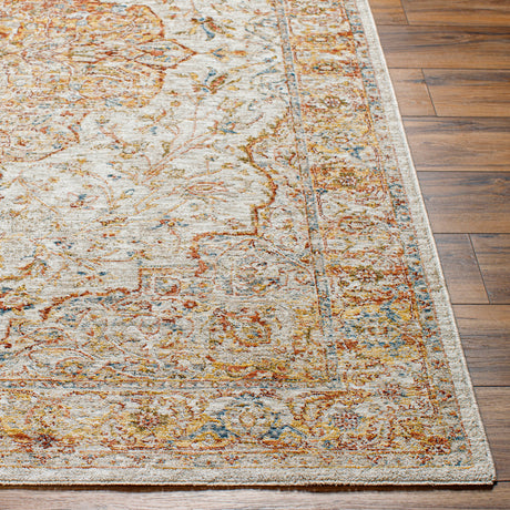 Surya Mona Lisa Mni-2308 Light Sage, Tan, Mustard, Rust, Sage, Dark Blue Rug.