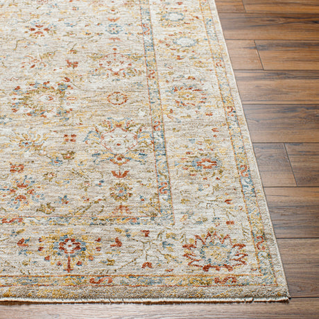 Surya Mona Lisa Mni-2313 Tan, Light Sage, Mustard, Dark Blue, Rust, Sage Rug.