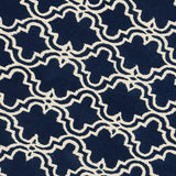 Amer Modern MOD-4 Navy area rug - close-up view