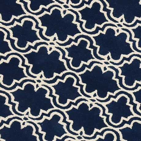 Amer Modern MOD-4 Navy area rug - close-up view