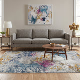 Amer Montana MON-12 Blue / Pink area rug - lifestyle view