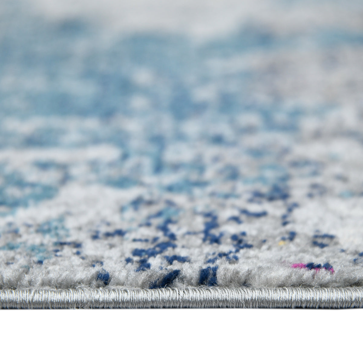 Amer Montana MON-12 Blue / Pink area rug - profile view