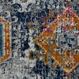 Amer Montana MON-13 Blue / Orange area rug - color swatch view