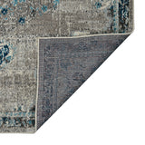 Amer Montana MON-14 Teal area rug - back view