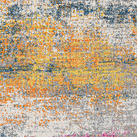 Amer Montana MON-2 Orange / Pink area rug - color swatch view